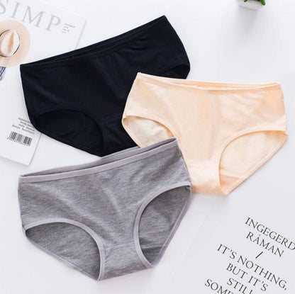 Pack of 2 Comfortable Cotton Brief Women Underwear Panties Regular