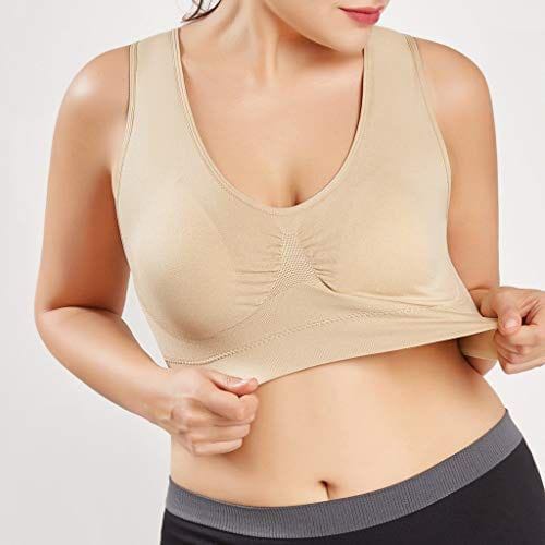 PACK OF 2 AIR PLUS BRA (BLACK & SKIN COLOR)