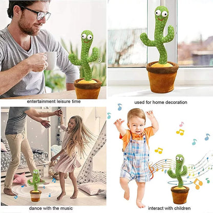 Dancing & Speaking Cactus Bluetooth Toy Gift for Kids