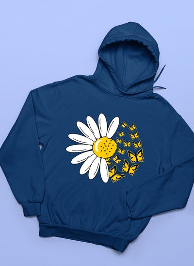 FLORAL BUTTERFLY KANGROO HOODIE