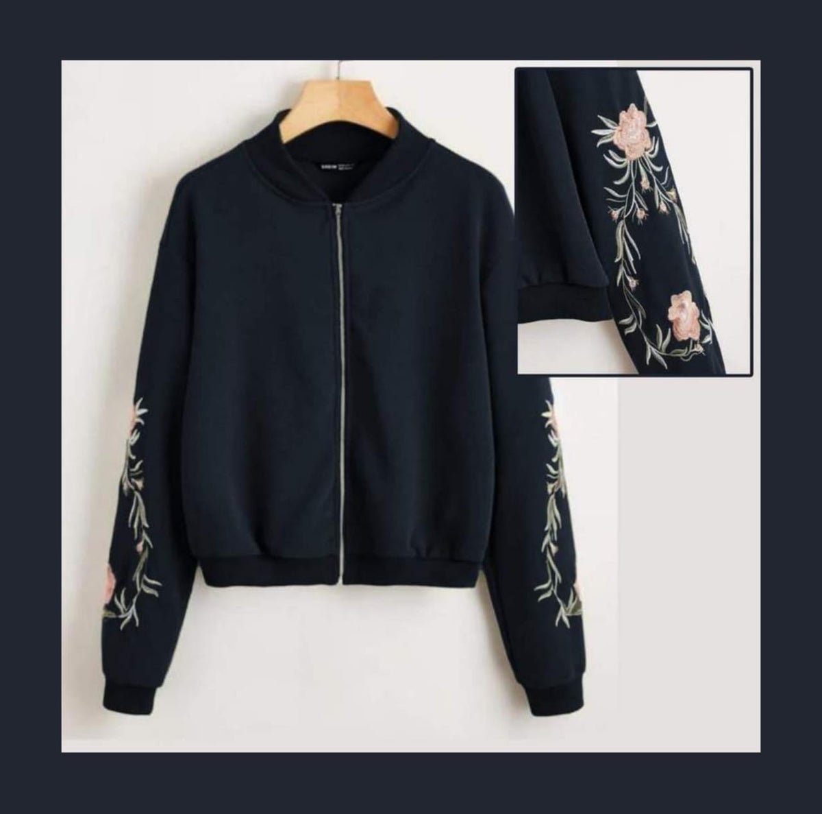 PREMIUM EMBROIDERED ZIPPER JACKET