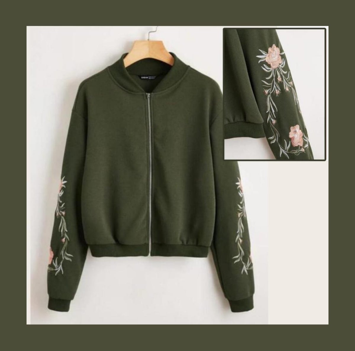 PREMIUM EMBROIDERED ZIPPER JACKET