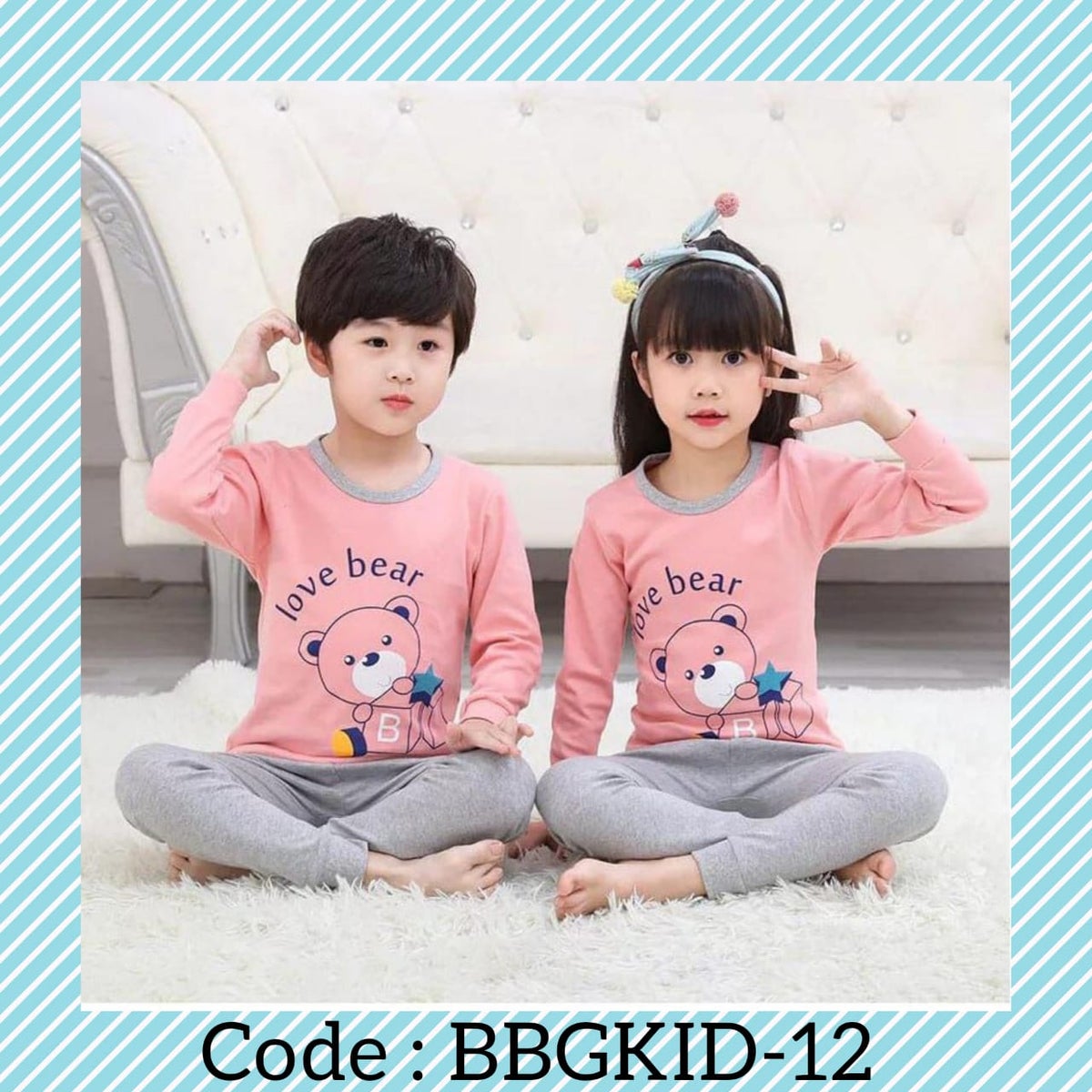 KIDS SLEEP WEAR SET (EACH DRESS) ----- KID-12