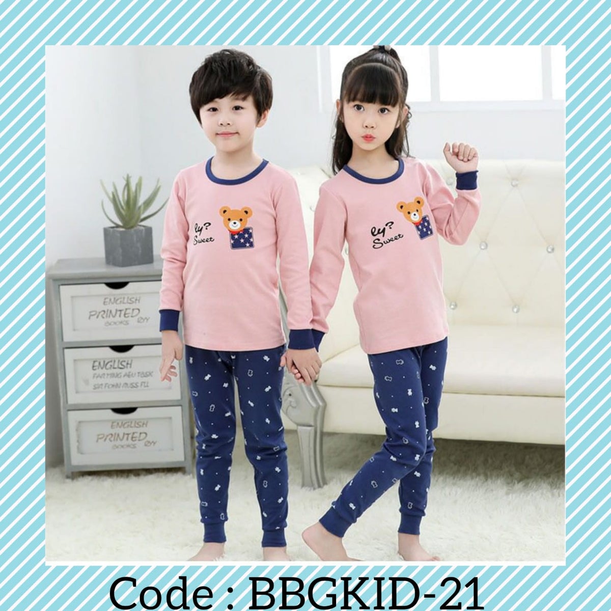 KIDS SLEEP WEAR SET (EACH DRESS) ----- KID-21