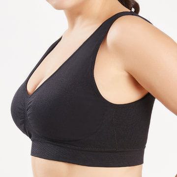 PACK OF 2 AIR PLUS BRA (BLACK & SKIN COLOR)