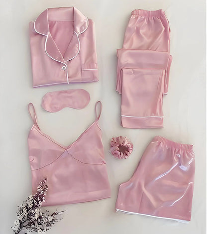 6 IN 1 SILK NIGHTY SET