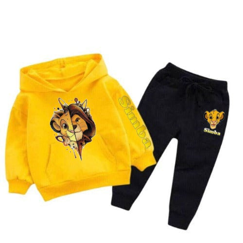 SIMBA KIDS HOODED PRINTED TRACKSUIT