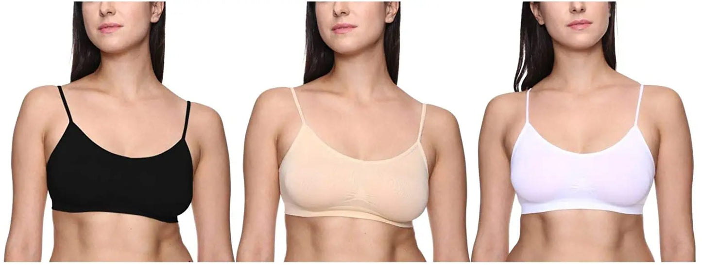 PACK OF 3 THIN STRIPE BRA ---- Design 02