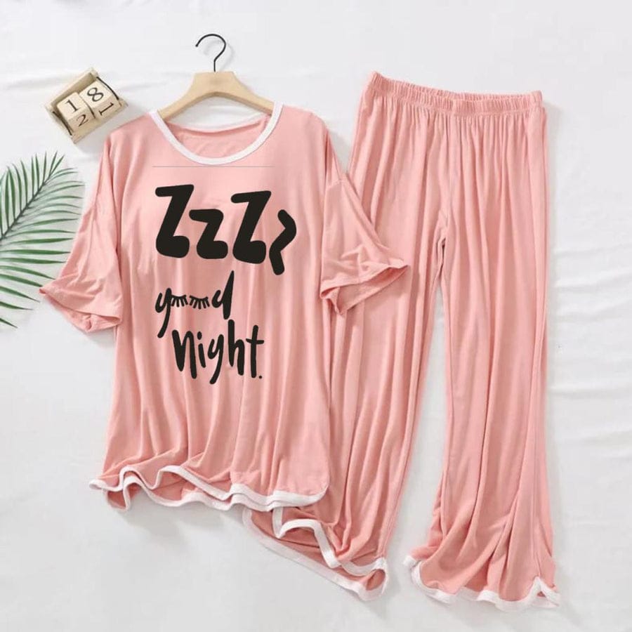 SLEEP NIGHT PRINTED TRENDY LOUNGE WEAR FOR WOMEN