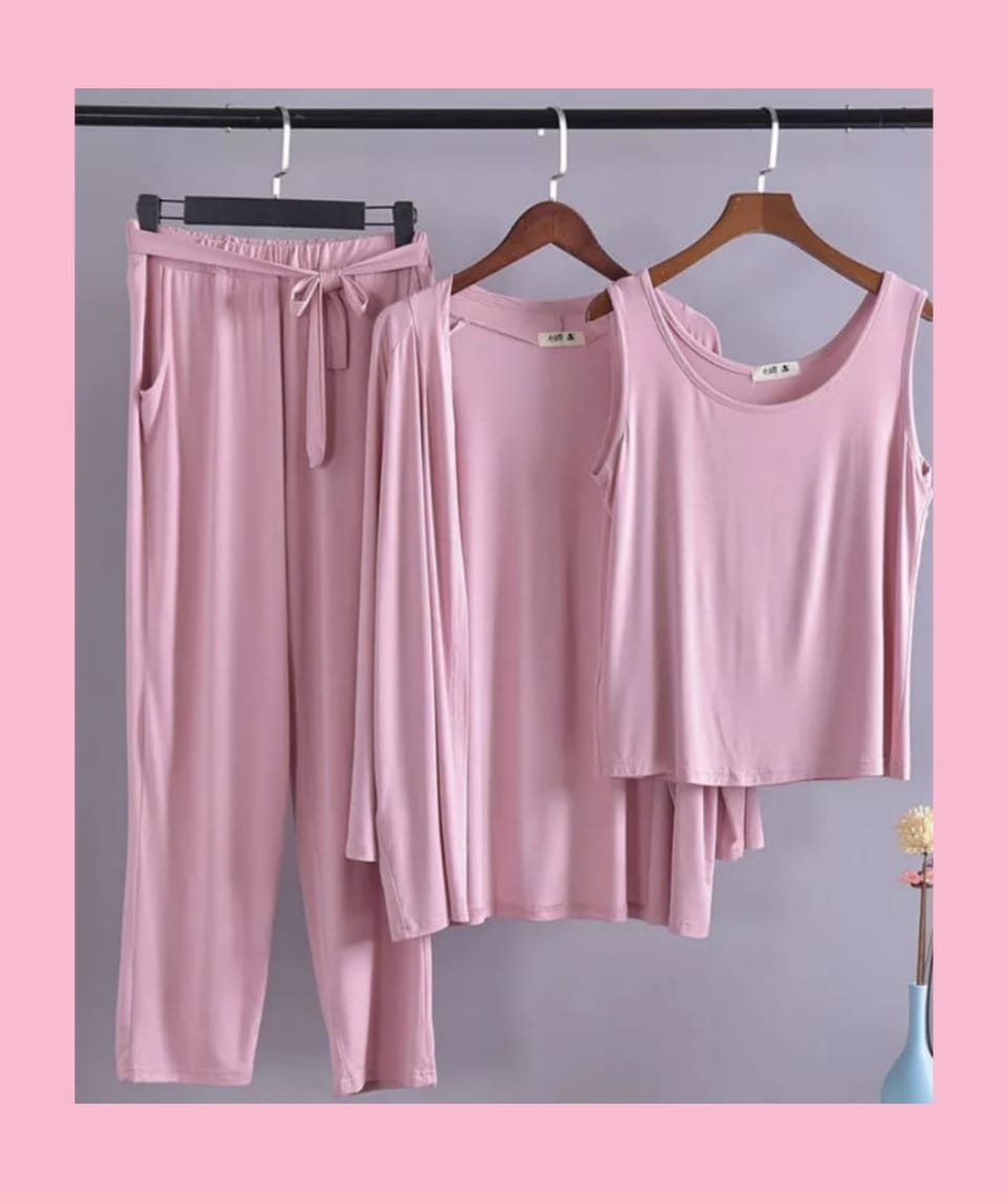 3 PIECE LOUNGE WEAR SET